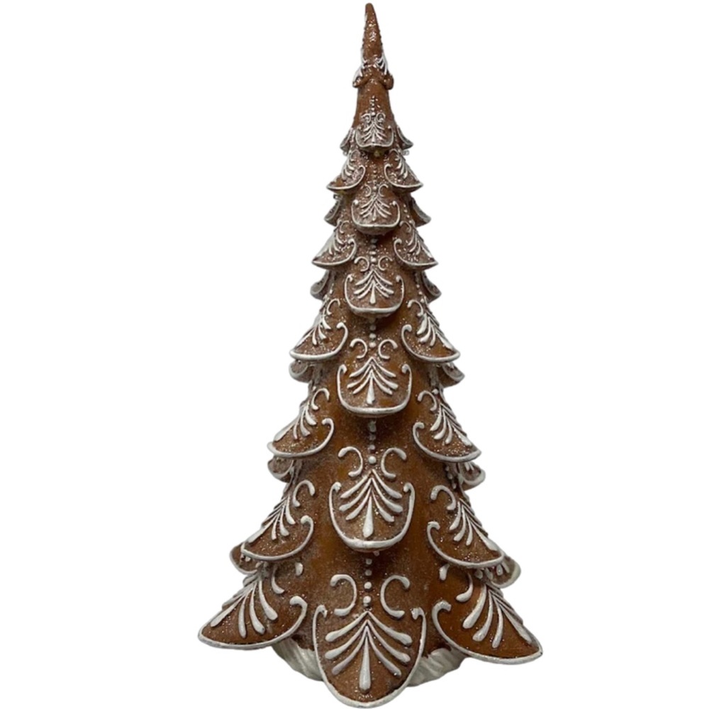 NEW Sugar Frosted Gingerbread Glitter Victorian Christmas Tree